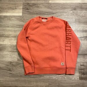 Carhartt women’s pinkish orange crewneck